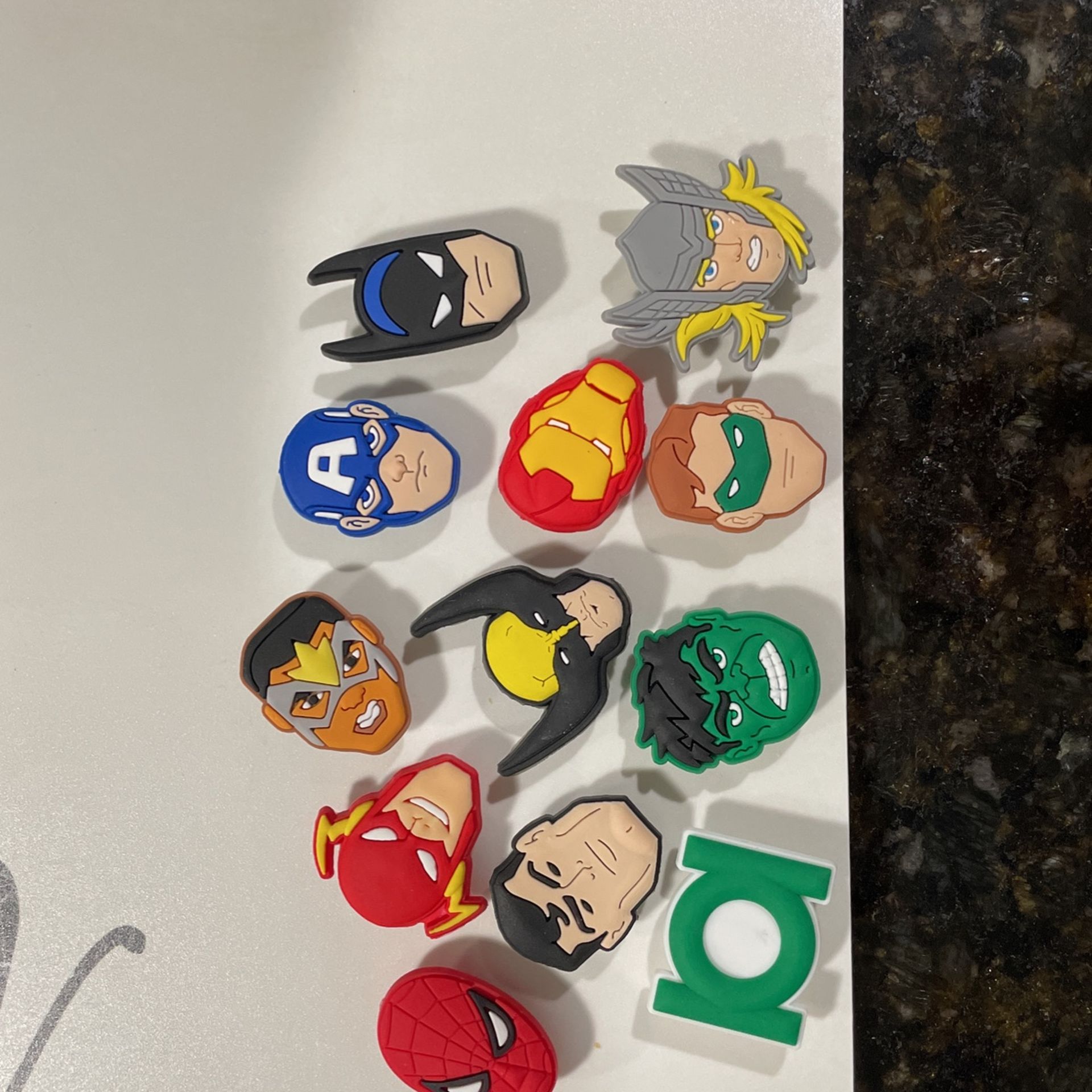 Marvel /DC Super Heroes Croc Charms