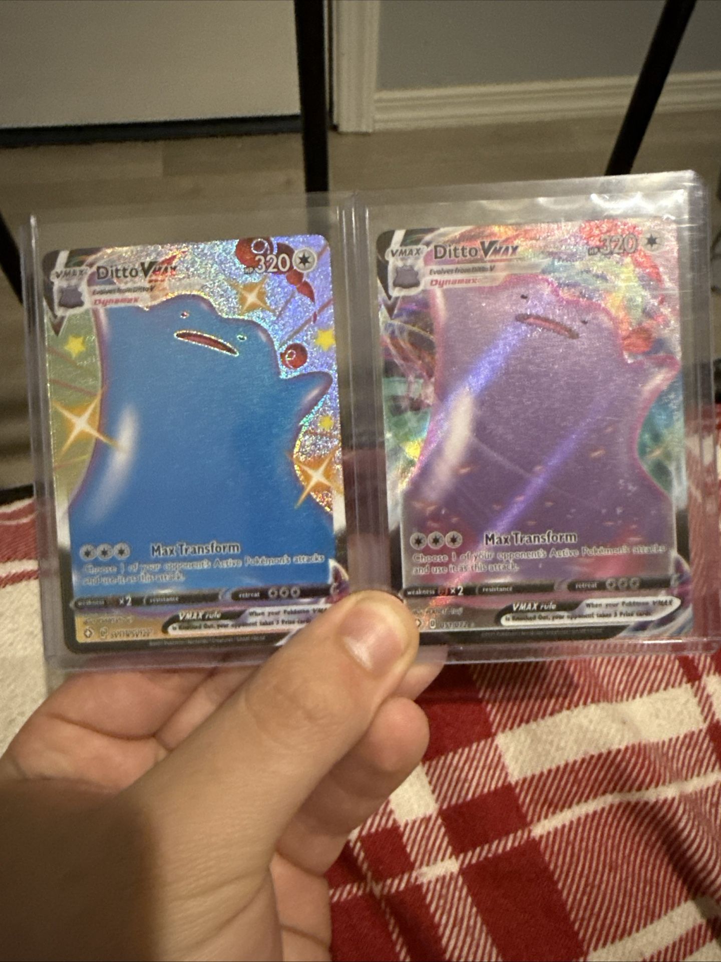 shiny ditto and regular ditto vmax shining fates