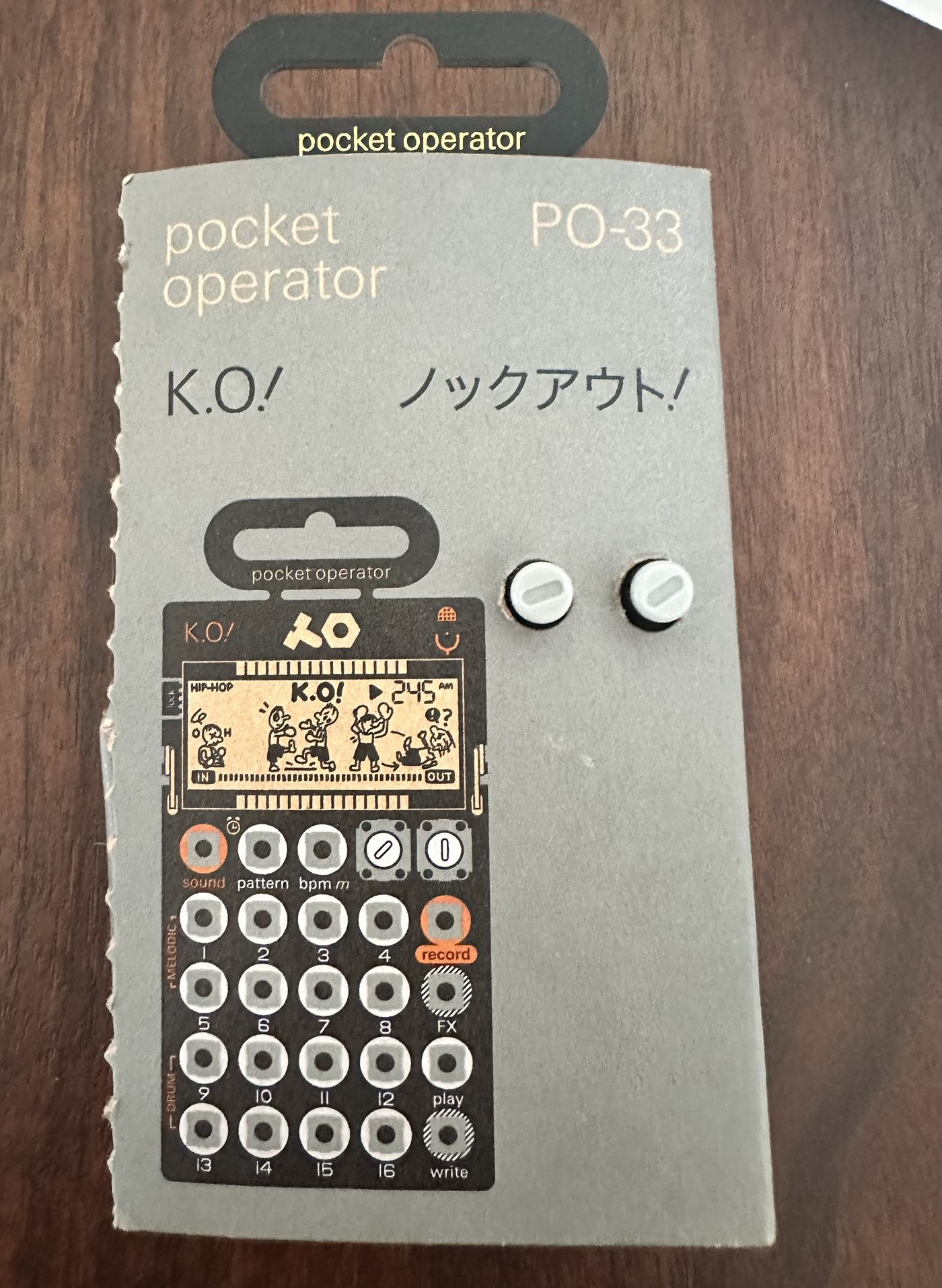 Teenage Engineering KO Pocket Operator - Unused
