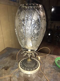 Vintage crystal lamp