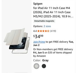 11” iPad Air Skin Pro Detachable Magnetic Case Cover and Pencil Holder
