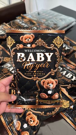 Custom Baby Shower Chip Bag Favors