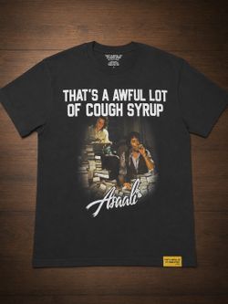 AWFUL COUGH SYRUP X ASALI CIGAR TEE SIZE LARGE LEFT ONLY