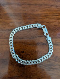 Sterling Silver 7" Curb Bracelet 