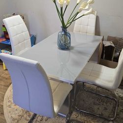 WHITE dining chairs 🪑 FOR SALE - FAST DELIVERY!!!