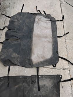 Suzuki  samurai tunnel cover and wind jam.