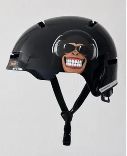 ABUS Scraper 3 Urban Bike Helmet Black Monkey Graphic Medium 54-58cm Open Box