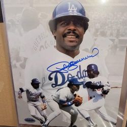 Dodgers Legend Pedro Guerrero Autographed 8x10 With COA