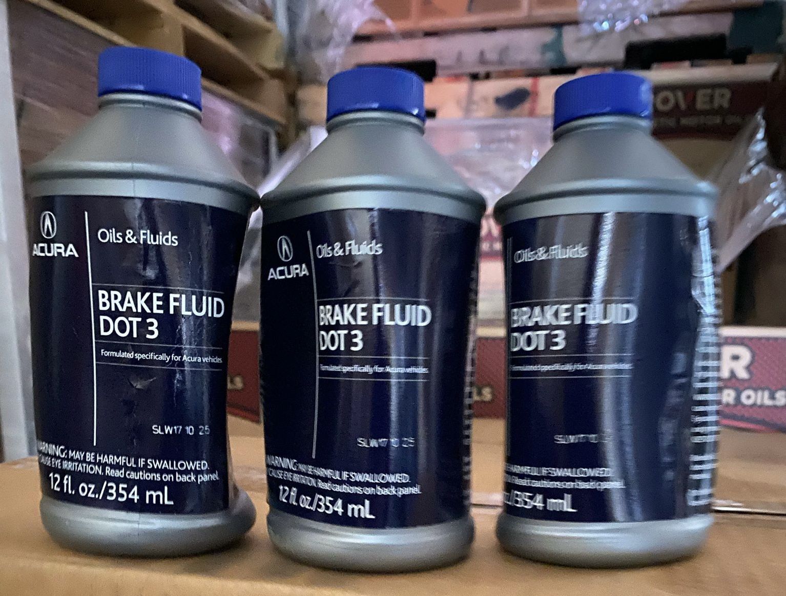 Acura Brake Fluid 12 oz (12 per case)