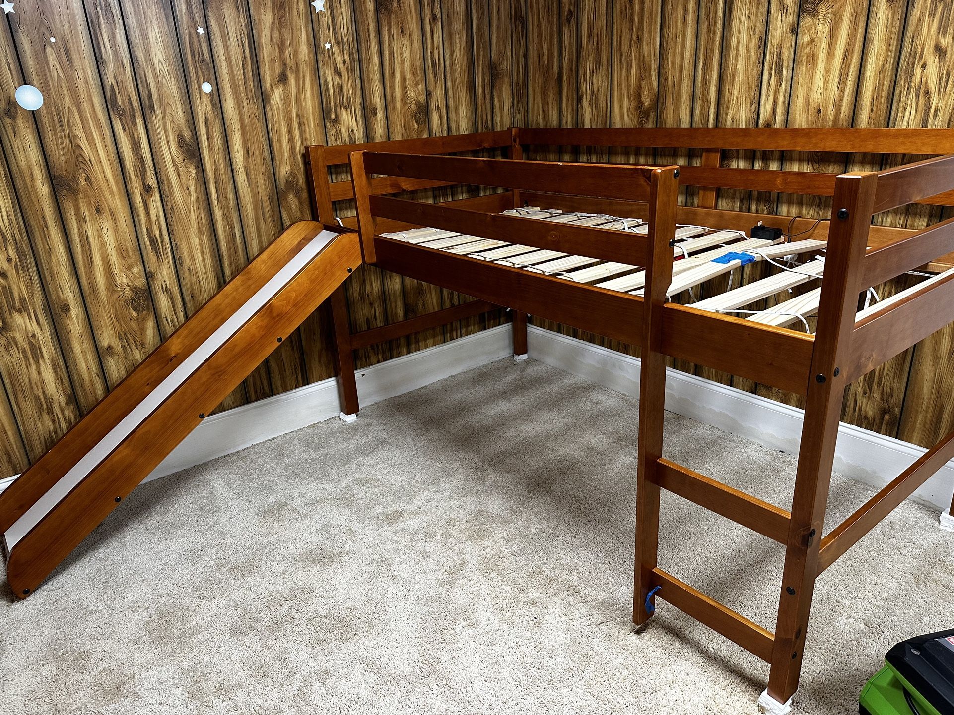 Wood Slide Bed for young child