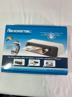 Photo Slide & Negative Converter Scanner NO PC Required Pandigital PANSCN05R
