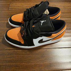 Nike Air Jordan 1 Low--Orange/Black