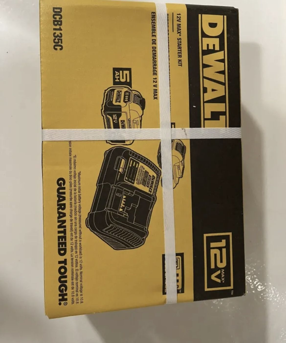Genuine Authentic DeWALT 12V Max Starter Kit DCB135C 5AH + 3AH