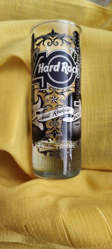 Hard Rock Lake Tahoe 40th Anniversary Shot Glass