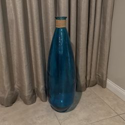 Large Blue Vase