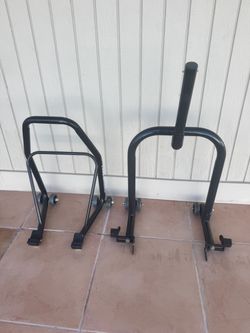 Motorcycle Wheel Chock Stands Set of 2