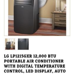 Great Indoor LG  Air Conditioner 12,000 BTUs Keeps Over 750 Ft² Cool Has Different Settings Everything Works Great Fire Deal Come Get It 