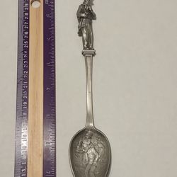Vintage Franklin Mint Dickens A Christmas Carol Pewter Spoon