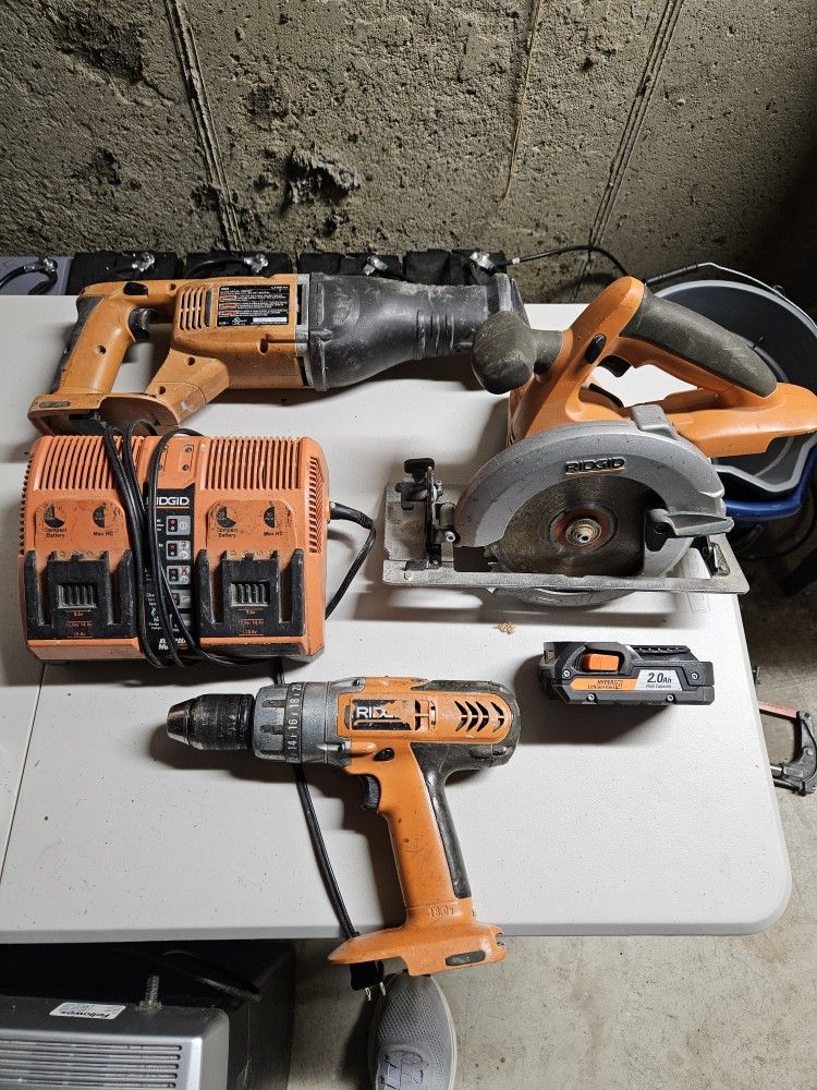 Older Ridgid 18v Tool Set