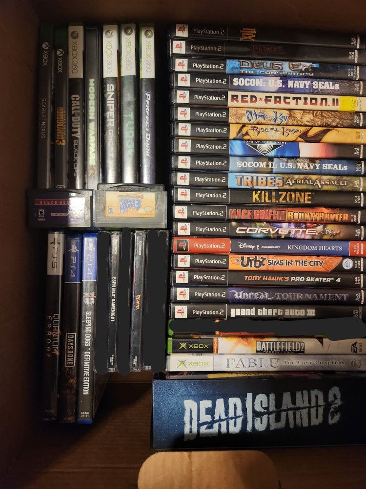 Video Games For TRADE And Sale (NSW, PS1, PS2, PS3, PS4,  Xbox)