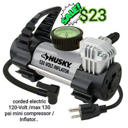 Husky

120-Volt Corded Electric Inflator

