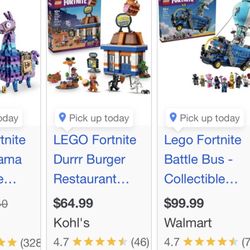 Lego Fortnite burger restaurant(Brand New)