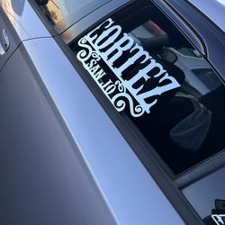 Cortez Car Plaque New 