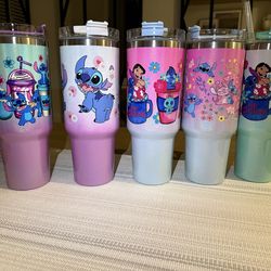 40 oz tumbler lilo and stitch