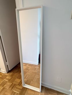 Full-Length Wall Mirror White Frame