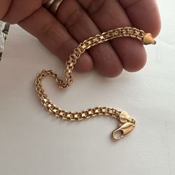 14k gold plated  bracelet 