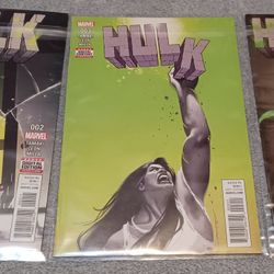She Hulk Marvel 3 Comic Book Lot Number 2 Three Seven 