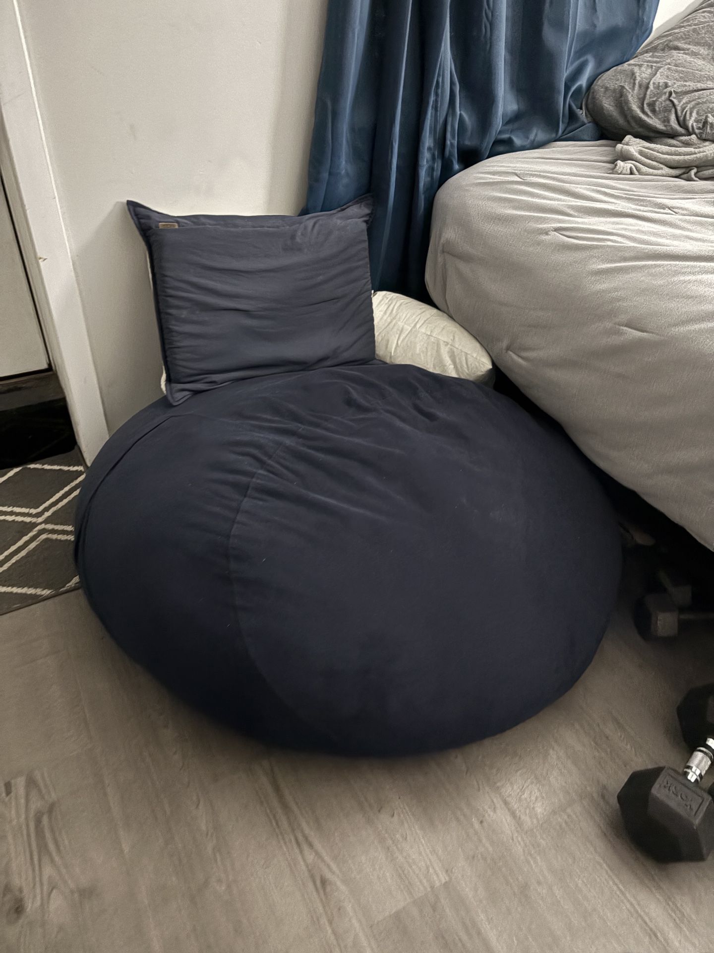 Navy Bean Bag Chair