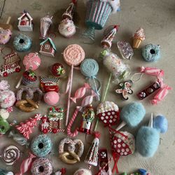 Candyland Christmas Ornaments 