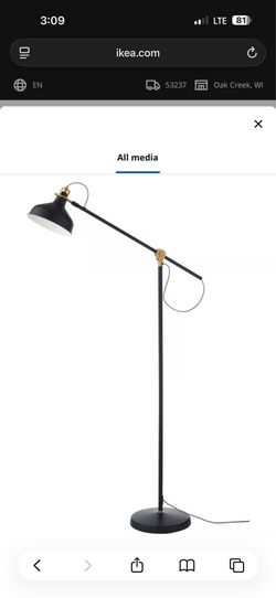 2 black lamps small and large