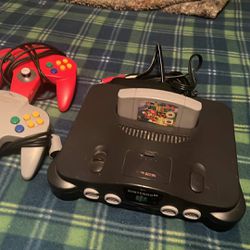 Nintendo 64 With Super Mario 64