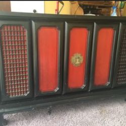 FREE Vintage Oriental TV /Storage Cabinet 
