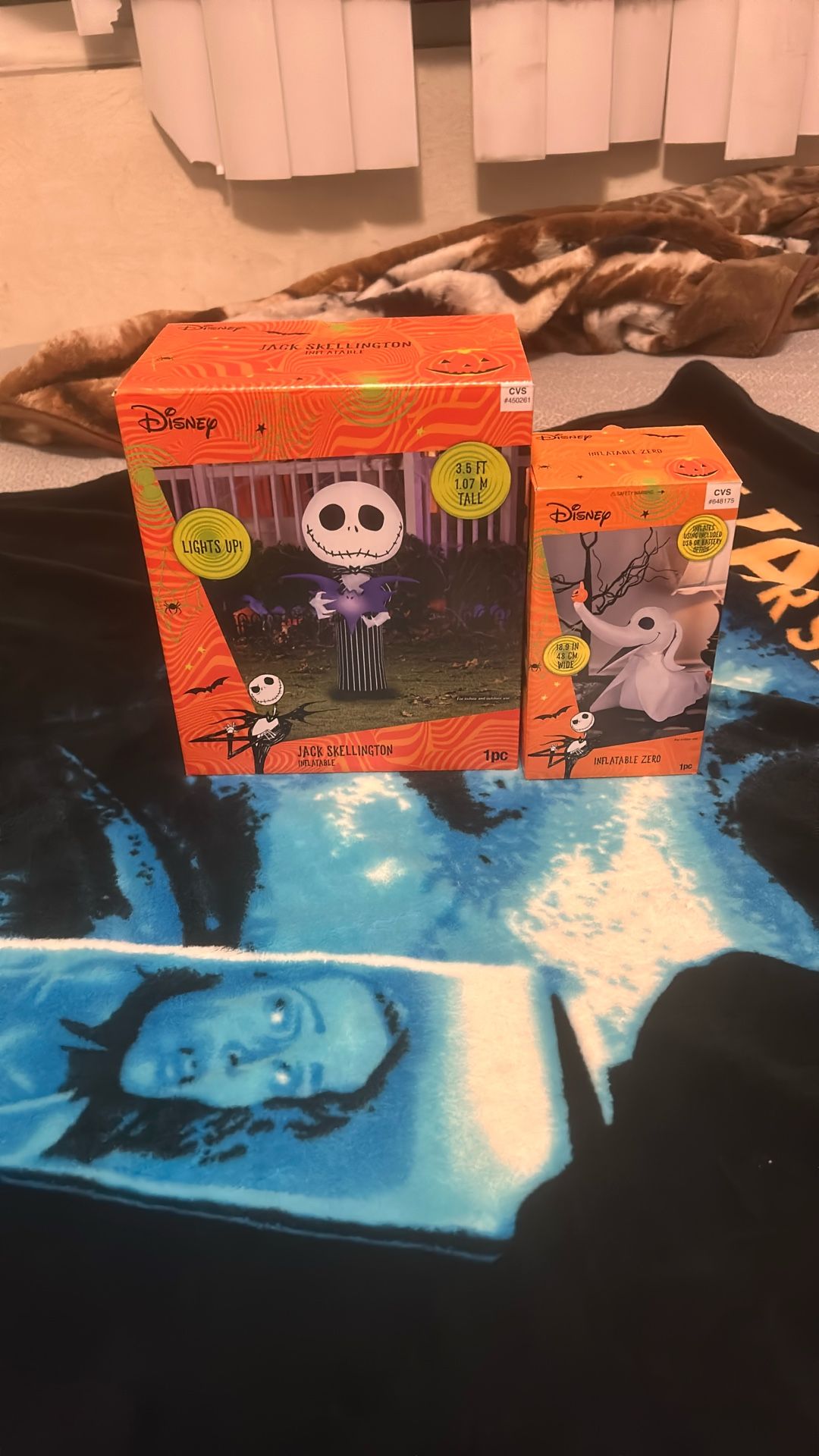 Jack Skellington And Zero Inflatable Decoration