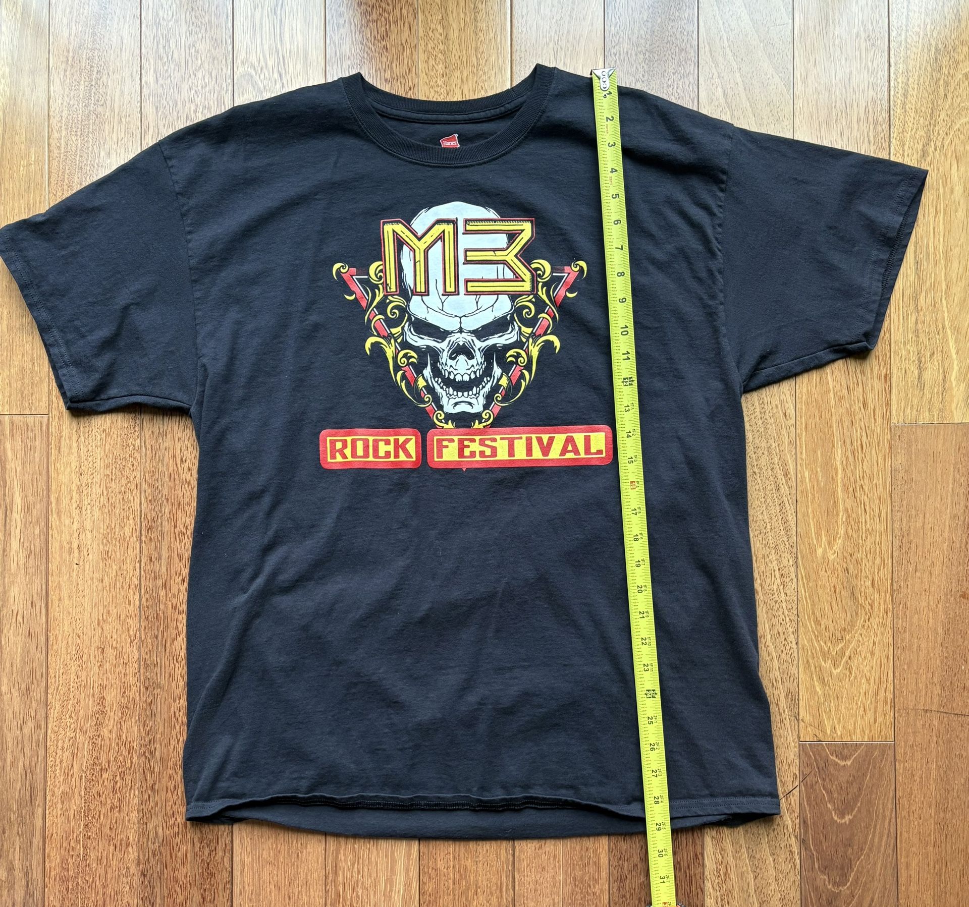 Rare Vintage 2016 M3 Rock Festival Concert Tee Shirt
