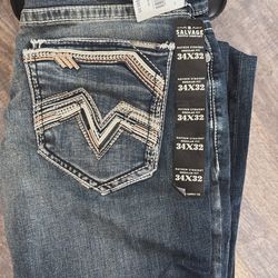 Buckle salvage jeans
