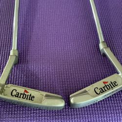VERY NICE RIGHTHAND AND LEFTHANDED BLADE GOLF PUTTERS  FOR THE 6’ +  GOLF PLAYER.  