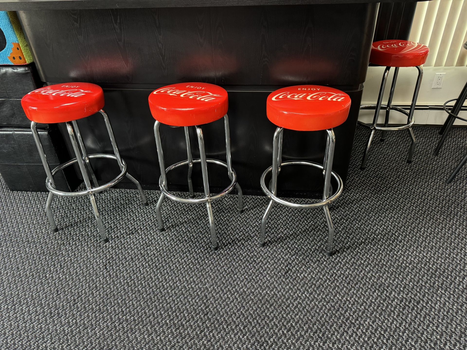 Vintage Coca-cola Bar Stools