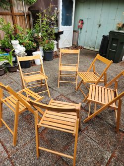 $20 for six folding chairs