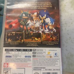 Sonic Forces Nintendo Swite 