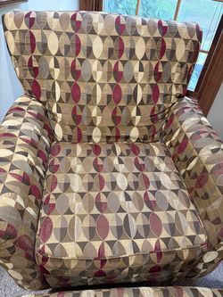 Fabric sofa Ottoman