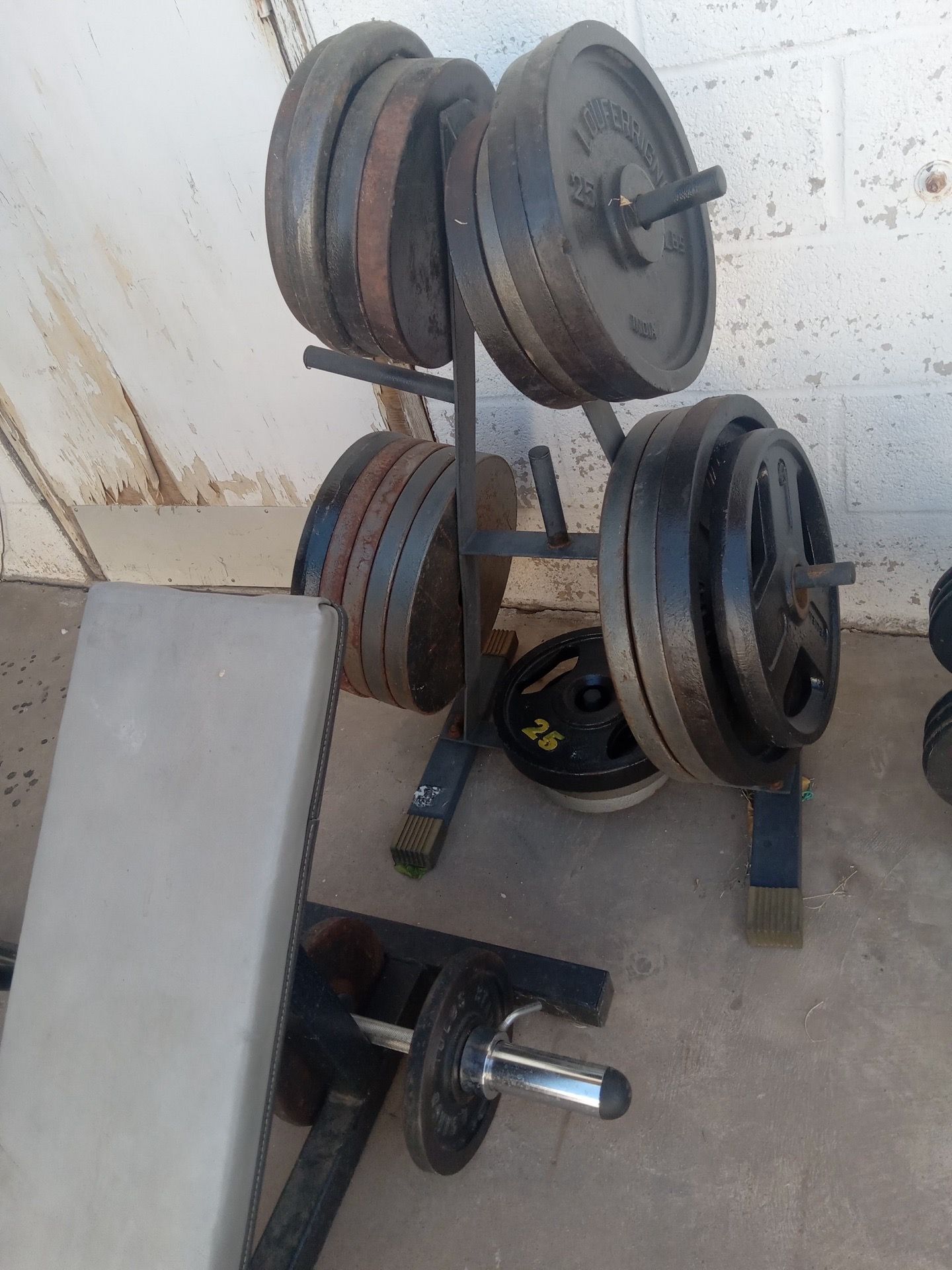 Weight Plates and Tree
