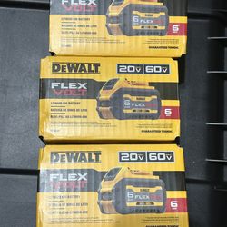 3  Dewalt flexvolt batteries NO OFFERS
