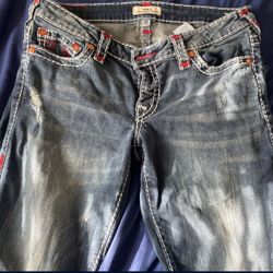 Stacked truereligon jeans
