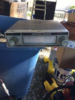 Old school car 8 track stereo