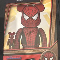 Be@rBrick BearBrick Spider-Man Homecoming 100% 400% Rare