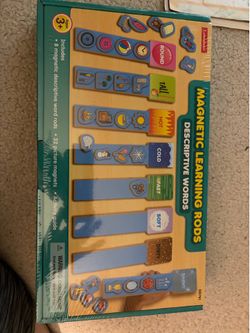 Magnetic learning, rods, descriptive words Magnetic learning, rods, descriptive words